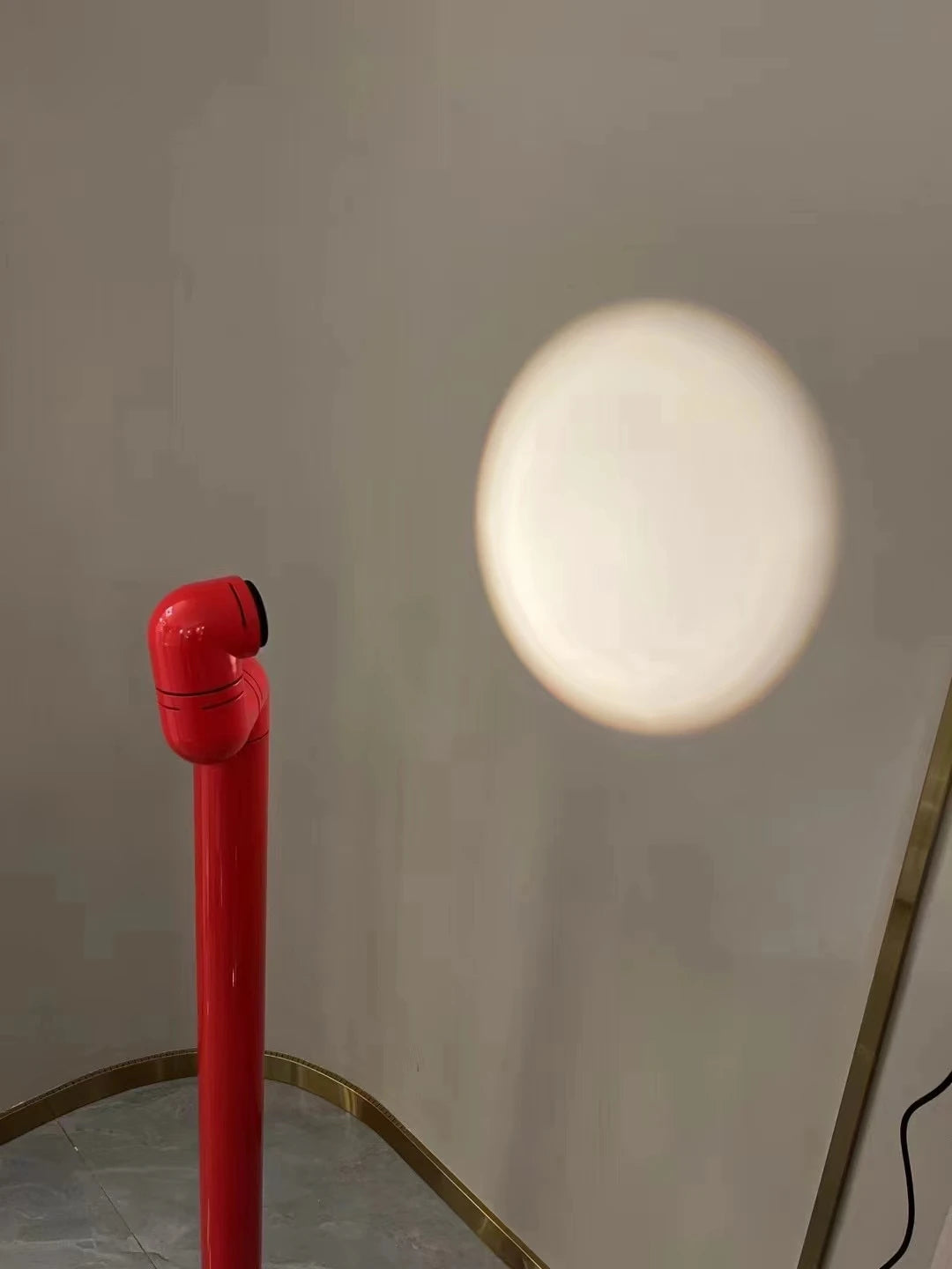 Spanish Space Age floor lamp Designer Replica Red White Water Pipe Standing Lamp For Living Room Sofa Bedroom Room Decoration