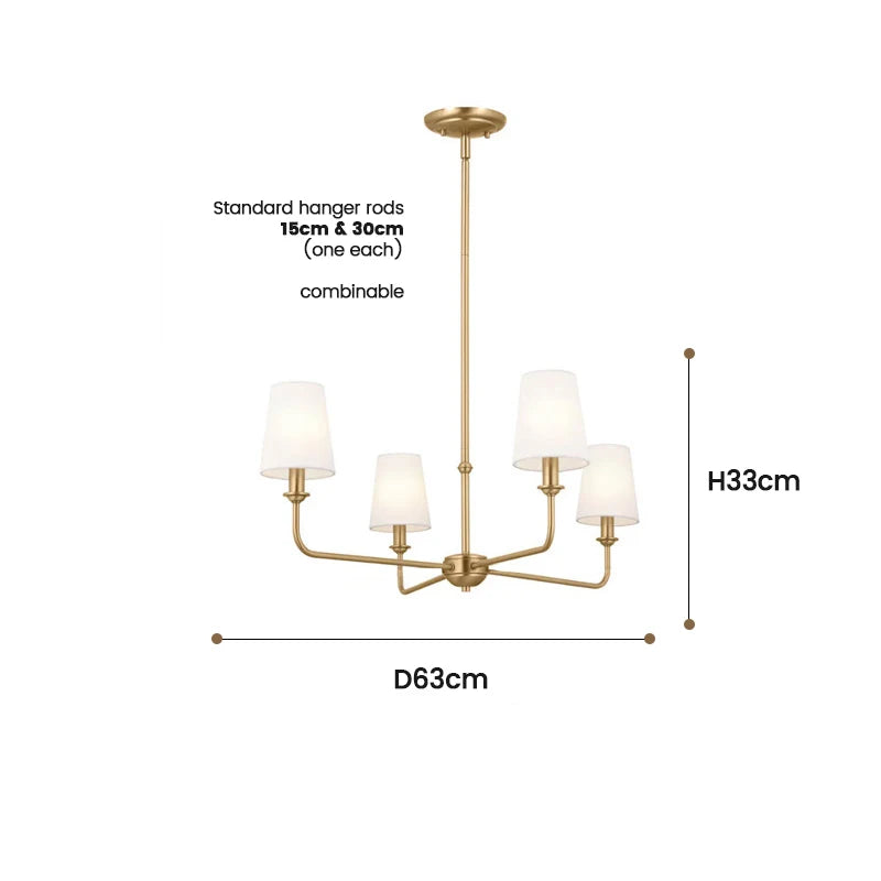 American Style LED Pendant Lamp Modern Minimalist Chandelier Kitchen Island Restaurant Bar Living Room Home Decor Factory Direct