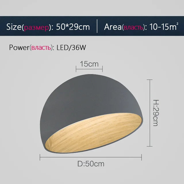 Wood Grain ceiling light Bedroom black white wood ceiling light Spain Designer Light Fixture For Study Room Designer light