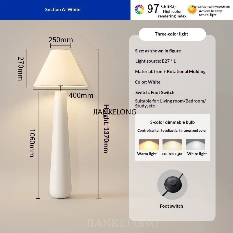 Modern Minimalist Creative Exclamation Mark Design Ambient Floor Lamp for Living Room Sofa Side Bedroom Bedside Room Decor LED