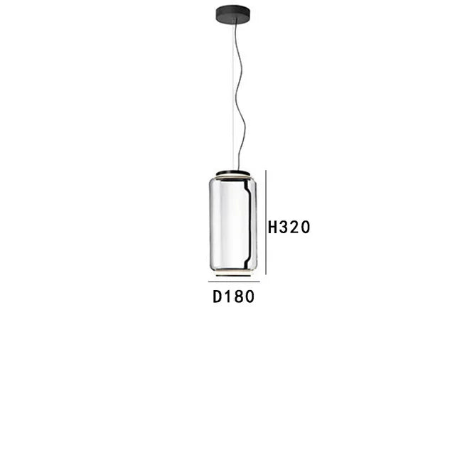 Noctamblue pendant lamp Minimalist Nordic glass lamp for Dining Room Table Lighting Home Living Room decors aesthetic lights