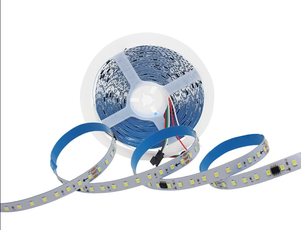 DC24V 10M WS2811 Horse Race LED Strip 2835 120Led/m Running Water Flowing Light with Wireless Controller Cool Natural Warm White