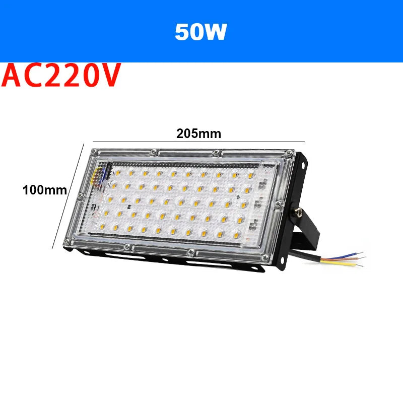 LED Light Adjust Angle Blue Light Floodlight 50/100/150W EU (No) Plug AC220V Outdoor LED Spotlights USB DC5V Party Lighting Lamp