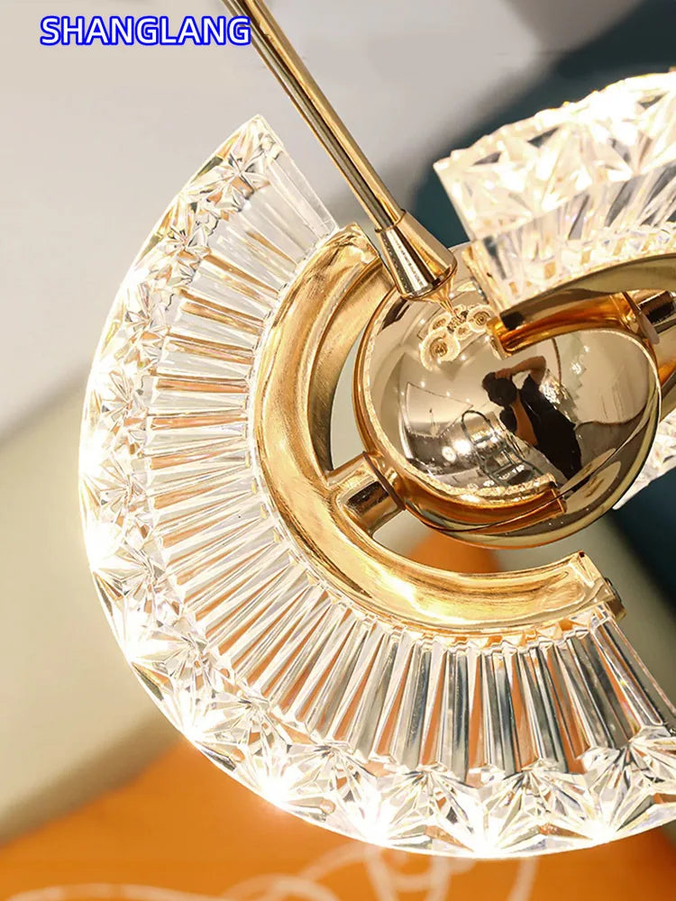 UFO Creative Personalized Staircase LED Pendant Light Modern Luxury Villa Duplex Penthouse Pendant Light Home Decoration Lamp