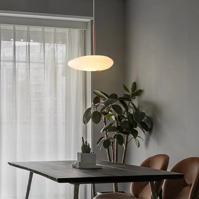 Nordic bedside Pebbles pendant lamp modern Touch Control Oval Pendant Light for hotel hall corridor cafe bar kitchen island lamp