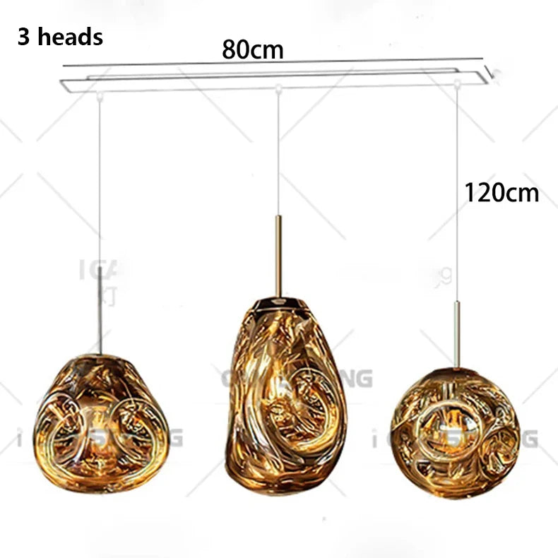Modern home decor led lights pendant light lamps forstaircase Chandeliers for living room hanging light indoor lighting