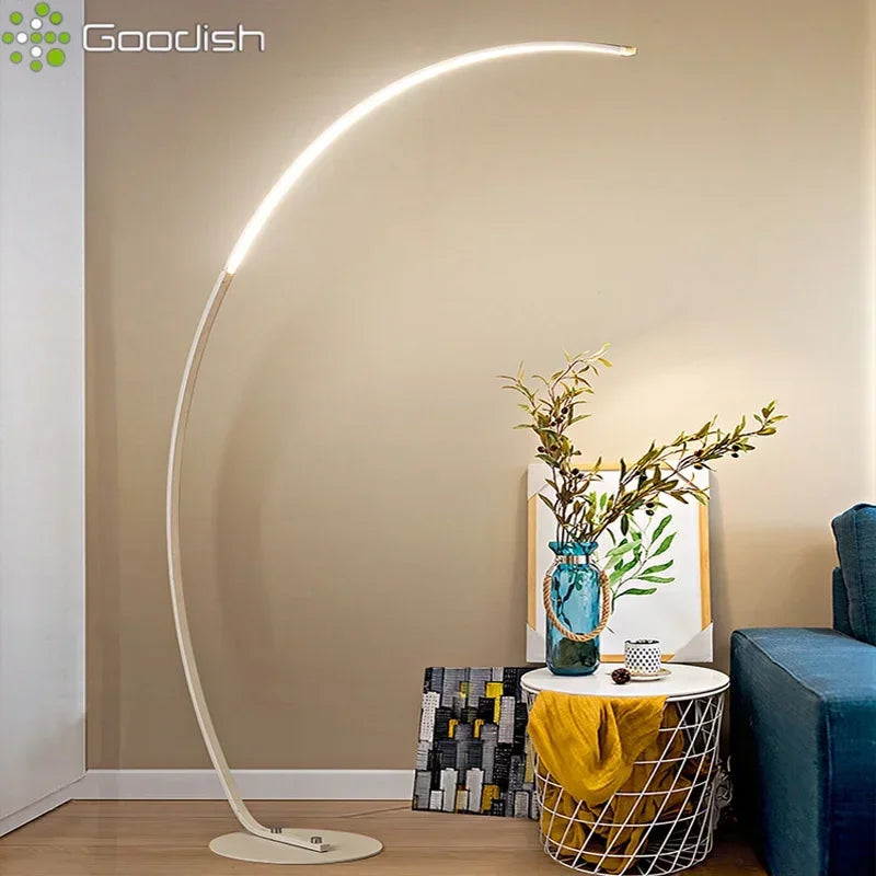 Modern Nordic LED Floor Lamp | Minimalist Fishing Light for Study & Living Room