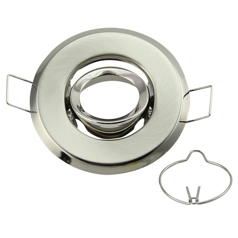 MR11 Recessed LED Spotlight Frame - 45mm Cutout Adjustable Ceiling Bulb Holder