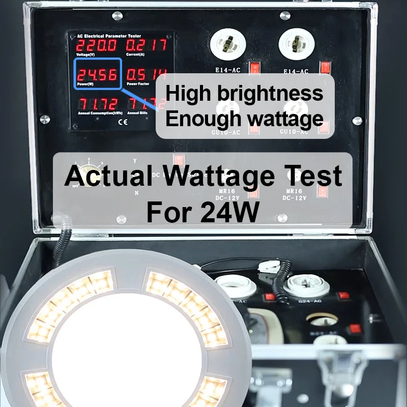 Dimmable LED Downlight 120V 220V Recessed Indoor Spot Led Ceiling Lights 9W 13W 18W 24W for Living Room Foyer Bar Counter Office