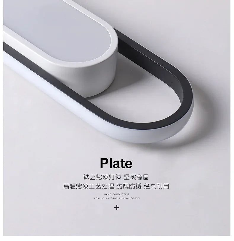 Changeable LED Ceiling Light Remote Control Lamp 40cm Rectangular Surface Mounted Chandelier For Living Dining Bed Kitchen