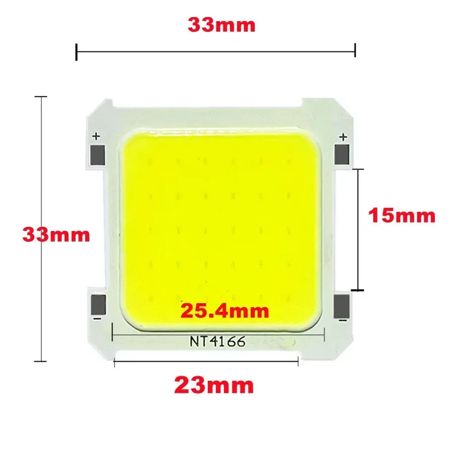 3V COB LED Integrated Chip Light Bulbs (10-100Pcs) - High Brightness White DIY Lamp Chips