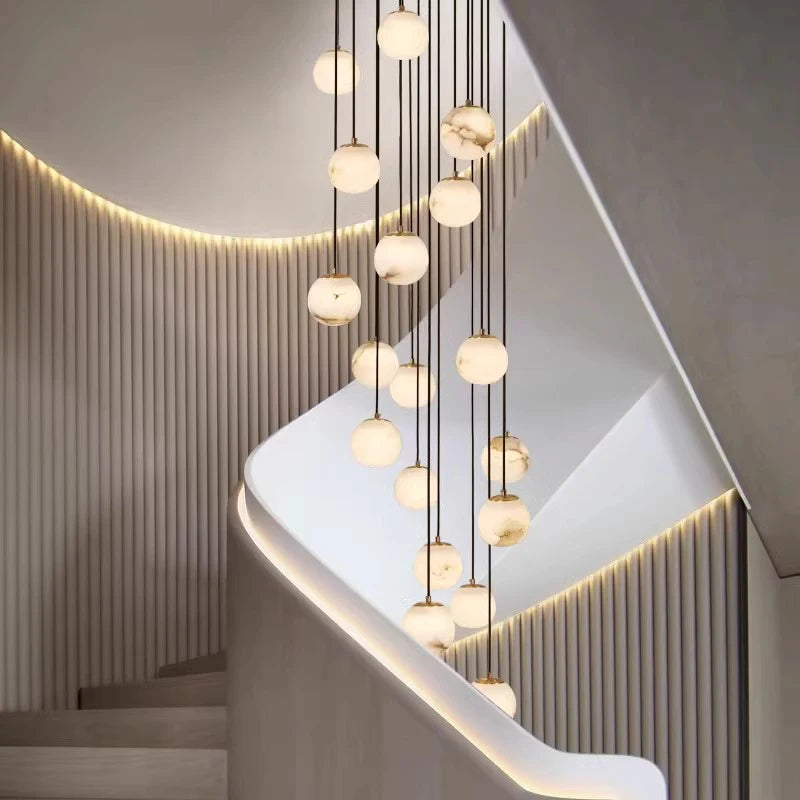 Modern Stair chandelier Pendant lights indoor lighting Ceiling lamp hanging light led Chandeliers for living room indoor lightin