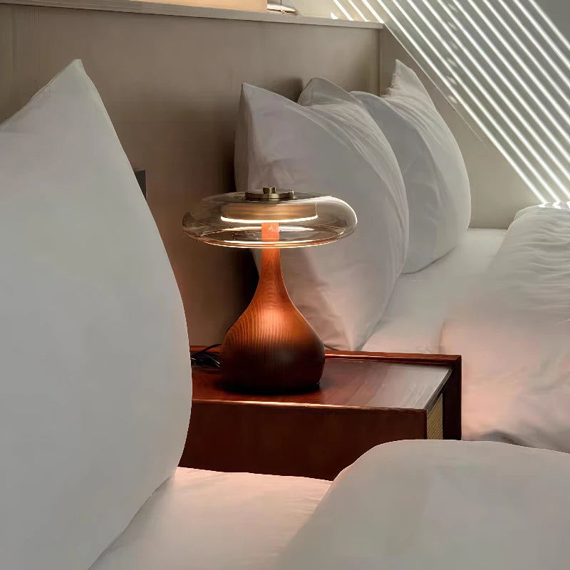Nordic Vintage Vintage LED Floor Lamp Living Room Bedroom Lighting Fixtures Clear Glass Atmosphere Design A Lamp