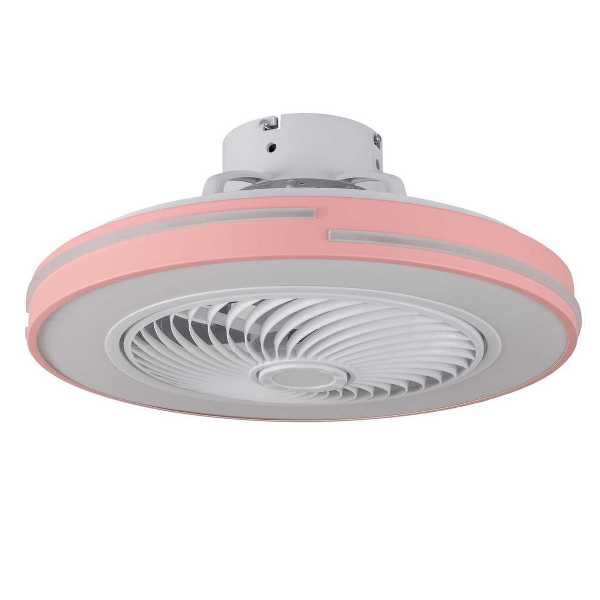 Modern Acrylic Ceiling Fan Light with Remote Control 3 LED Light Color + 3 Speed