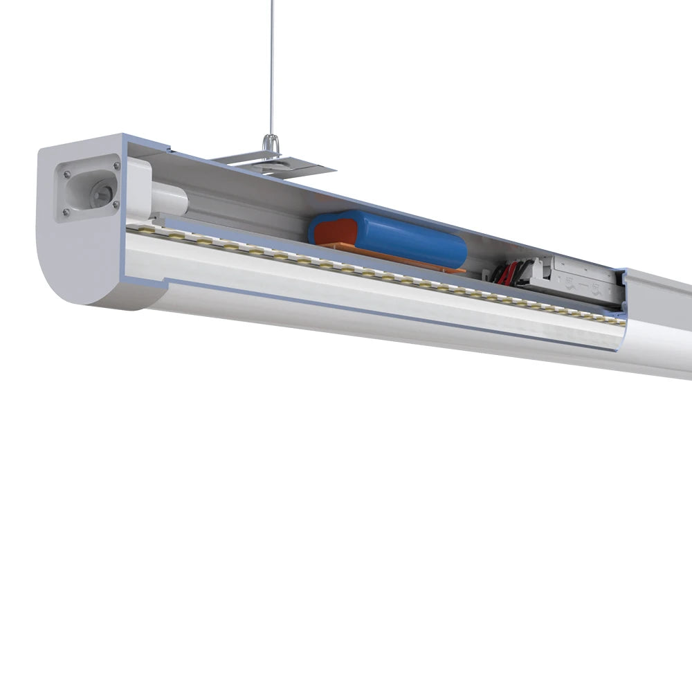 -40 ° C low temperature application IP66 emergency ultra-thin LED three proof lighting fixture 1200mm linear refrigerator light