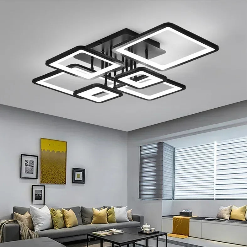 Modern LED Ceiling Lamp Nordic Simple Ceiling Chandelier for Living Room Bedroom Dining Room Indoor Decorative Lamps Fixtures