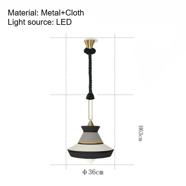 American minimalist hotel/booth/restaurant/living room/homestay/bedroom/tea room/coffee shop/study pendant light