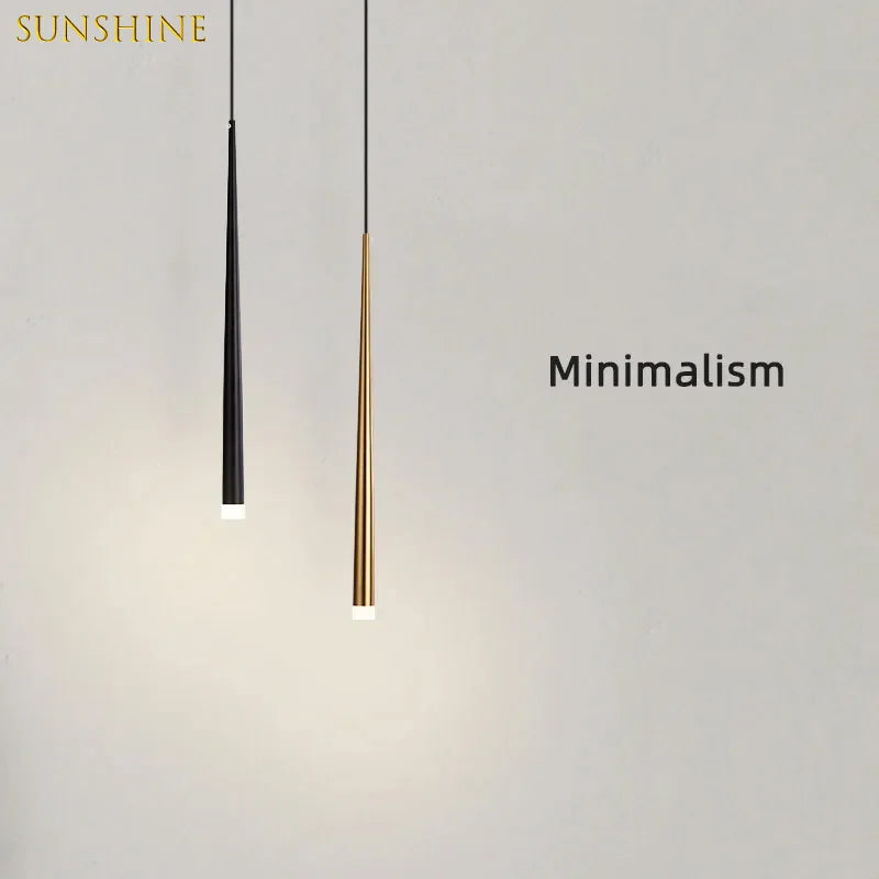 Nordic Modern LED Chandelier Bedroom Headboard 7W AC100-220V Light Tube Family Kitchen Ddining Room Interior Decoration
