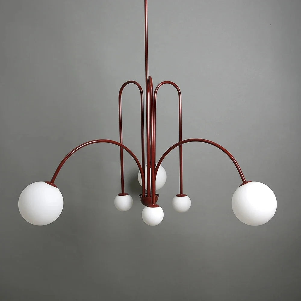 Nordic Minimalist Pendant Light is Used For Dining Living Room Restaurant Lamp Cafe Clothing Store Art Black Gold Red Chandelier