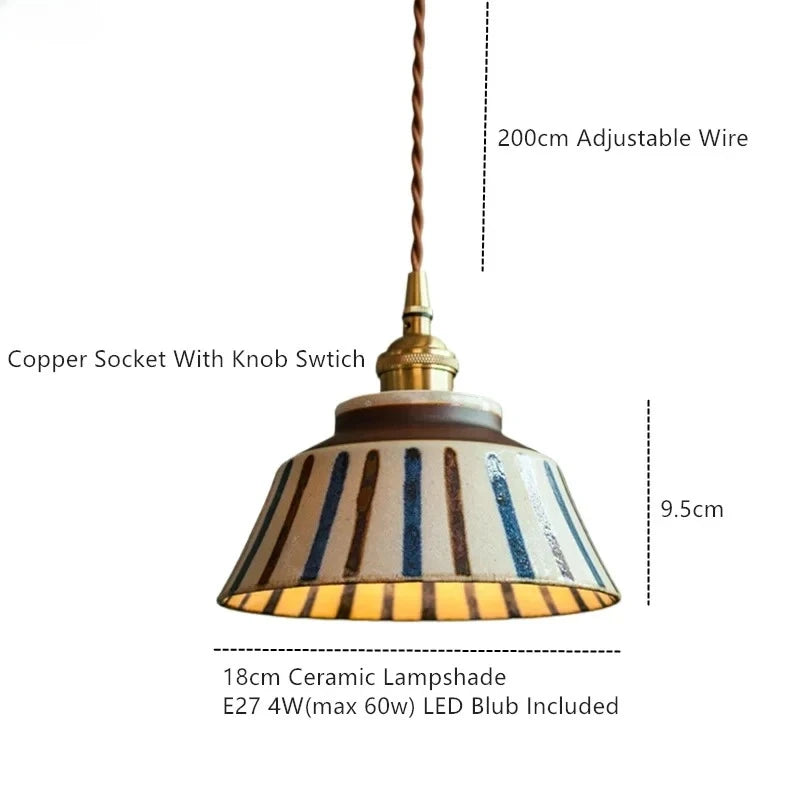 2026 New Style Nordic Modern LED Pendant Lights Fixtures 4W Bedroom Dinning Living Room Ceramic Beside Lamp Hang lamp
