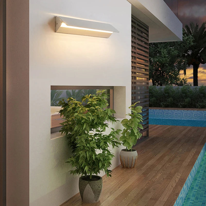 Indoor LED Wall Lamp Adjustable Angle Aluminum Alloy Wall Light Home Living Room Bedroom Vanity Mirror Bedside Lights