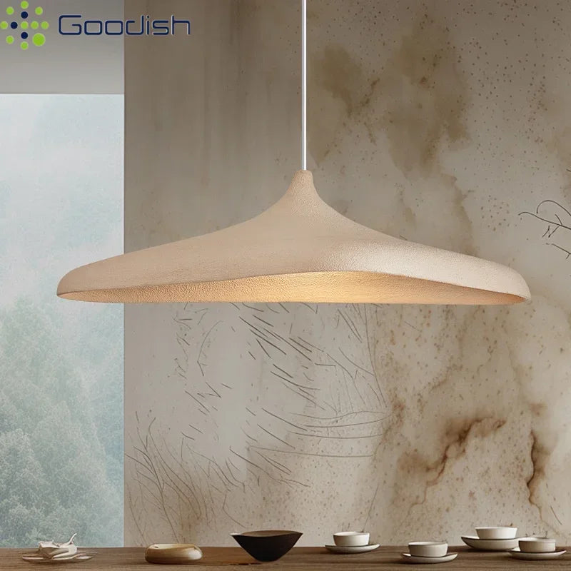 Japanese Wabi Sabi LED Pendant Lights Living Dining Room E27 Ceiling Chandelier Home Decor Bedroom Hanging Lamps Art Decoration