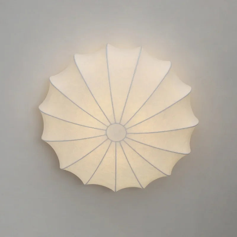 Silk Ceiling Lamp Surface Mounted Downlight Living Dining Room Bedroom