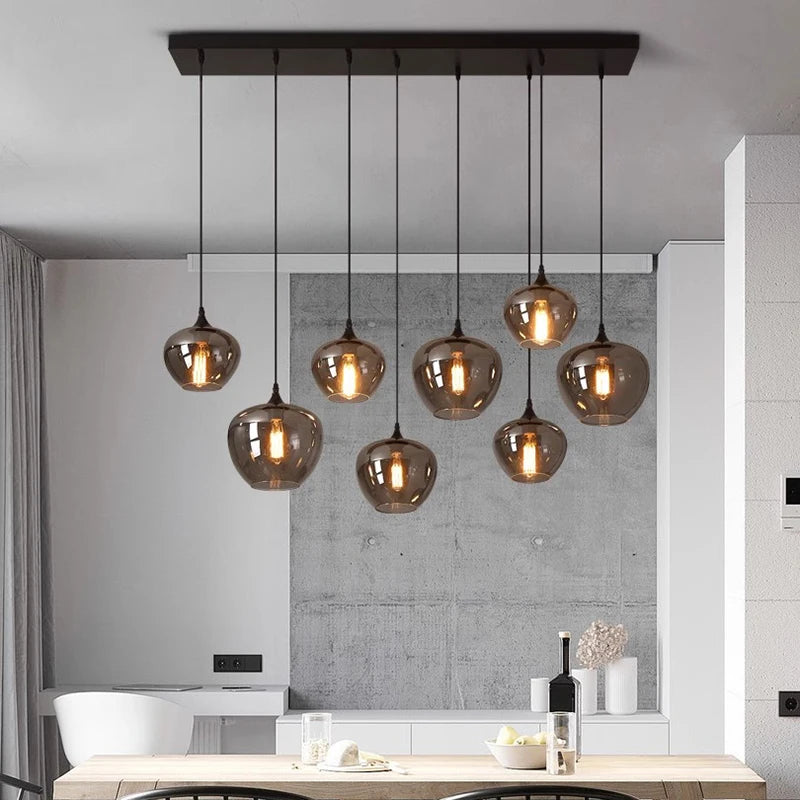 Modern LED Pendant Light for Dining Room - Luxury Indoor Ceiling Chandelier