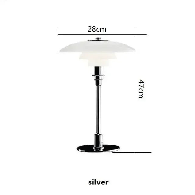 Nordic Minimalist Danish Classic Floor Lamp Creative Bedroom Bedside Table Lamp Living Room Study Reading Glass Decor Table Lamp