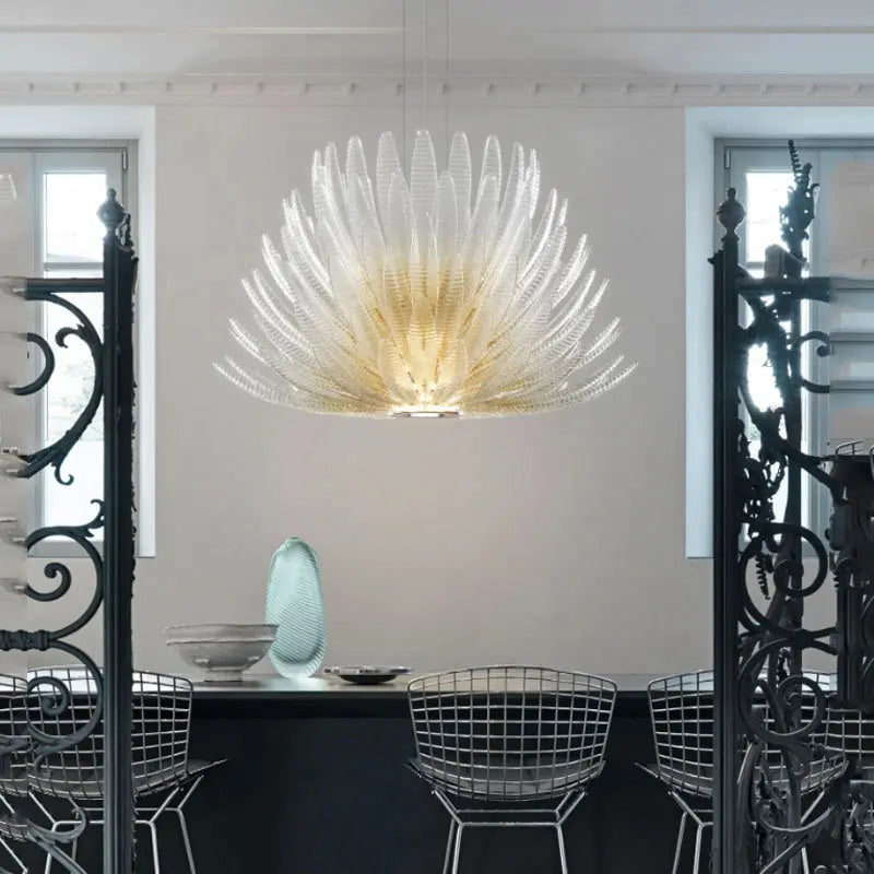 French Luxury Living Room Restaurant Pendant Lights Bedroom Hotel Villa High-end Crystal LED Chandelier Home Decor Lamps Fixture