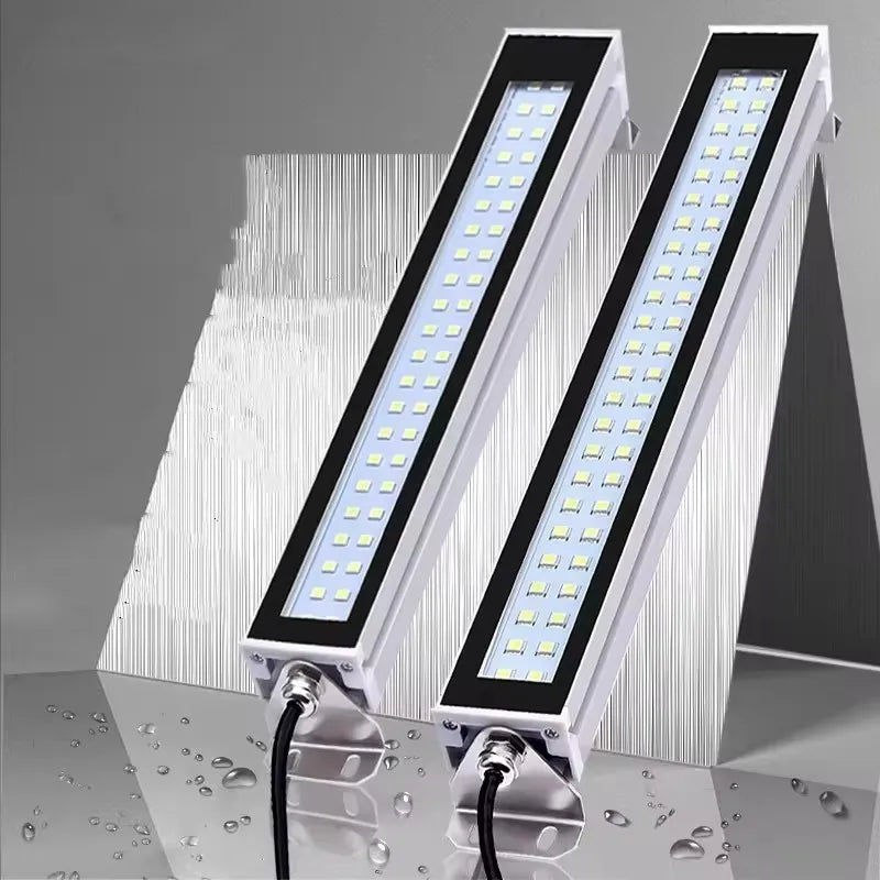 220V/24V Industrial LED Machine Tool Work Light - Waterproof Oil-Proof Explosion-Proof Aluminum Alloy Lamp for CNC Lathes