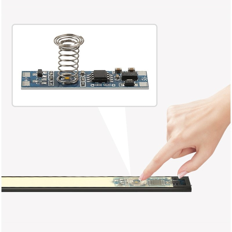 Dimmable touchless hand sweep wave wardrobe cabinet PIR induction sensor switch