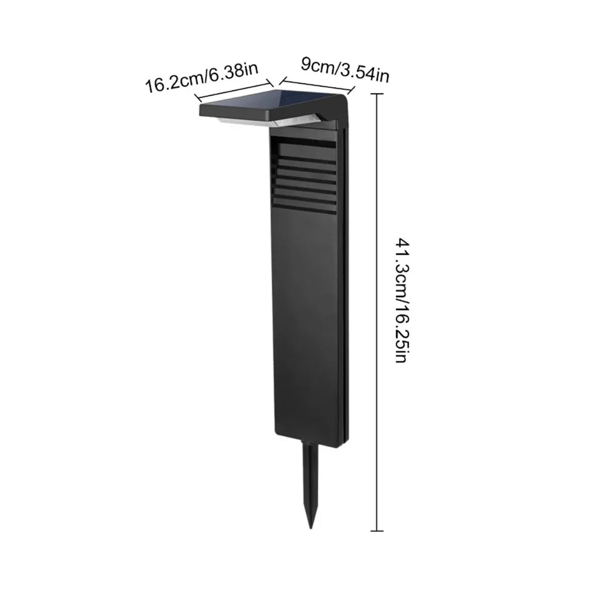 Solar Pathway Lights Outdoor Bright Garden Lawn Lamp (1-Pack / 2-Pack) - Waterproof Solar-Powered Landscape Lighting for Yard & Patio