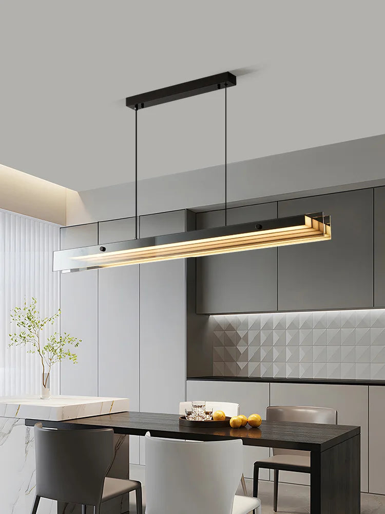 Dining room chandelier Nordic modern lamp dining table bar lamp restaurant lights kitchen lights led strip lamps Light Bar
