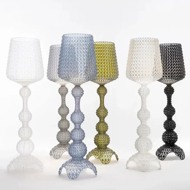 Nordic Creativity Hollow Wine Glass Led Floor Lamp Living Room Home Decors Standing Lamp Bedroom Corner Sofa Bedside Table Light