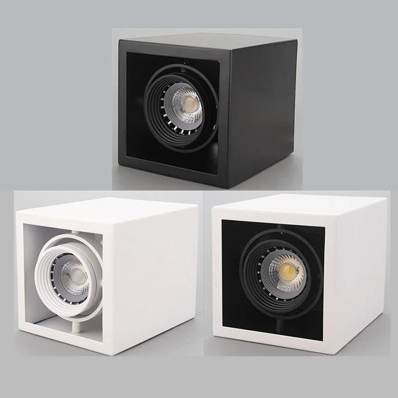 IP65 Waterproof LED Bathroom Ceiling Light - Dimmable GU10 Surface Mount Spot