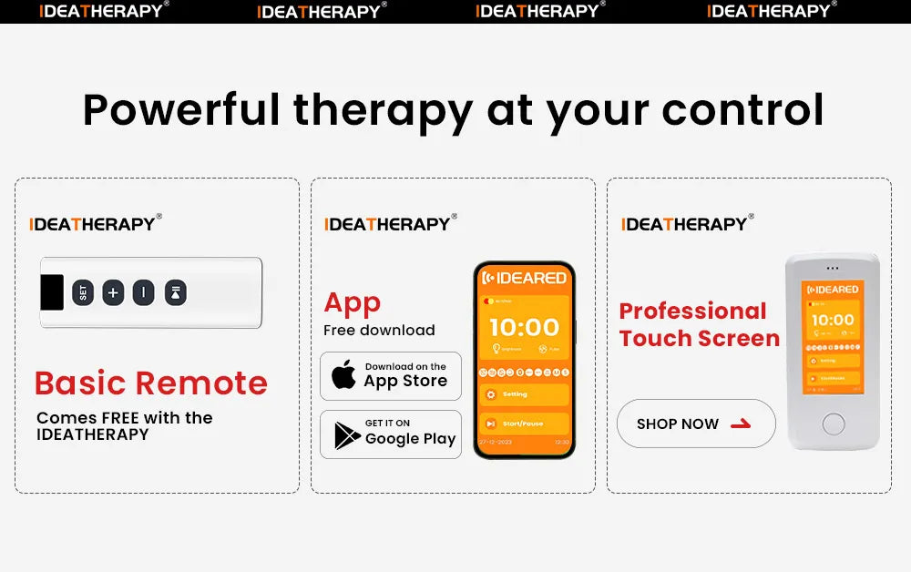 Red Light Therapy RLPro1000 630,650,660, 670, 810, 830, 850,1060nm light Touch Screen Red Light Therapy panel Large Near infrared light with stand