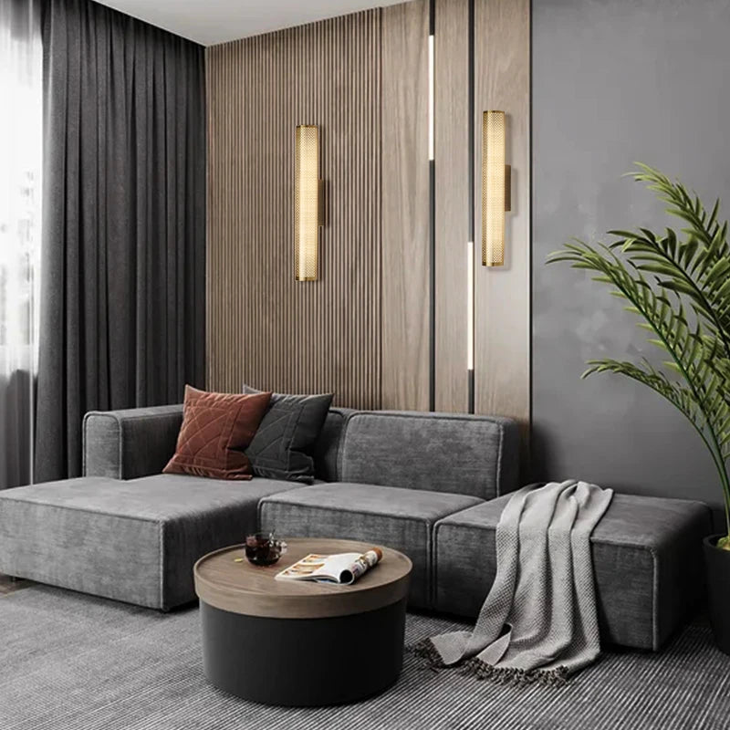 Retro Brass Wall Lamp LED Indoor Decors Wall Light Luxury Sconce Mirror Light Living Room Bedroom Loft Corridor Lighting