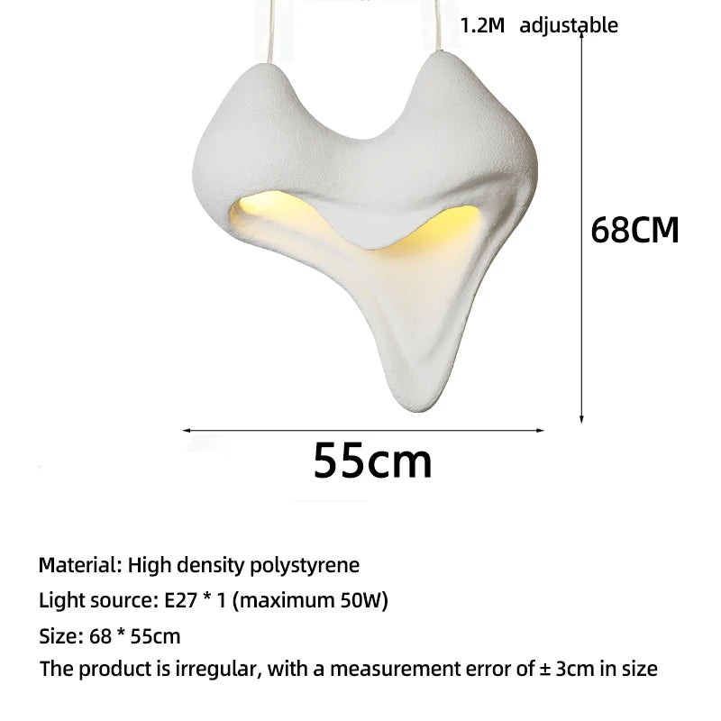 Creative Conch Pendant Light Home Decor Indoor Restaurant Lighting 2026 New Bar Island Table Modern Wabi Sabi Ceiling Chandelier