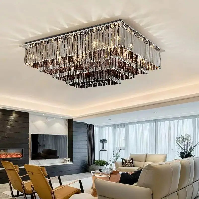 Crystal Lamp Nordic Minimalist Living Room Main Light Modern Elegant Ceiling Light Creative Home Restaurant Led Lights