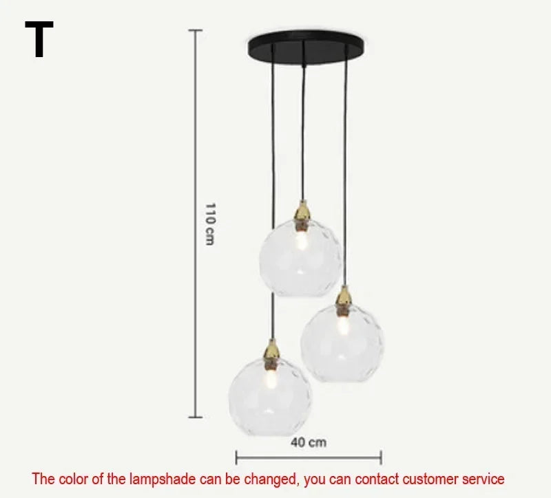 Designer Stained Glass Chandelier For Living Room Restaurant Classical Color Hanging Lamp Fixture Bedroom