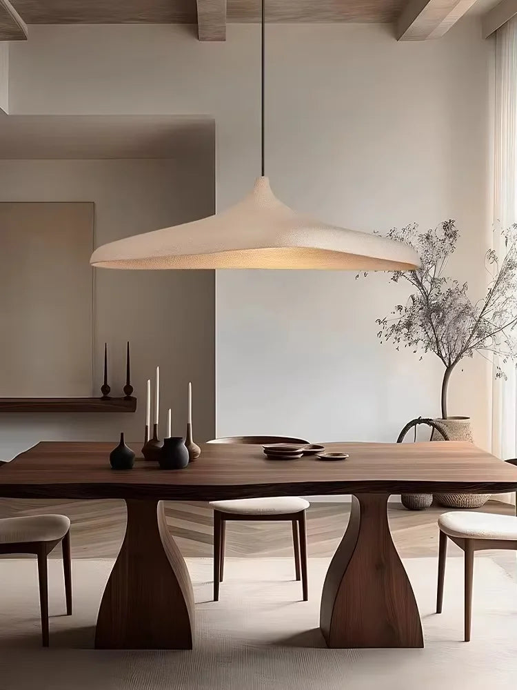 Nordic Luminarias Hanging Lamp Japanese Wabi Sabi Led Pendant Light Luxury Dining Room Ceiling Chandelier Bar Parlor Home Decor