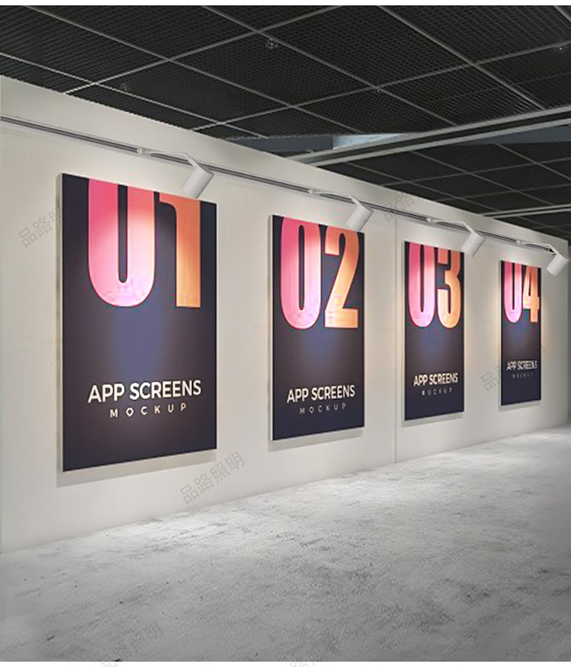 Track Lamp Chandelier Ceiling Lamps Led Vestibule Ceil Spotlight For Couture Living Room Decor Mobile Studio Guide Lighting