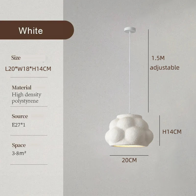 Japan Wabi-sabi Creative LED Ceiling Pendant Lights Resin Restaurant Kitchen Island Hanging Lamps Home Decor Factory Outlet Lamp