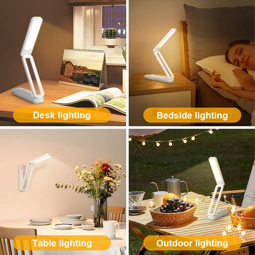 Touch Table Lamp Dimmable Bedside Lamps USB Rechargeable LED Night Light Smart Room Decoration Light Home Bedroom ReadingFixture