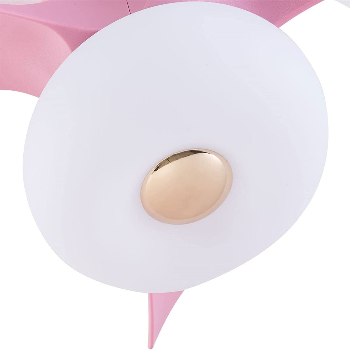Modern Pink/Blue/White Creative 22 Inch Ceiling Fan Light with Remote Control for Living Room Bedroom