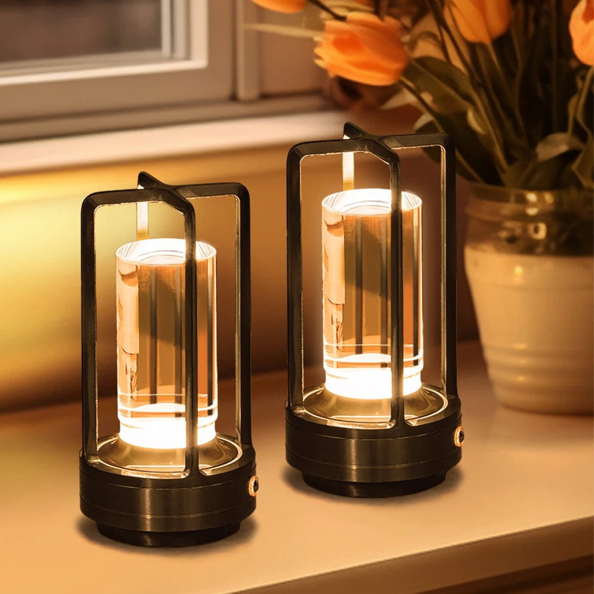 GGbingo Cordless LED Table Lamp - Rechargeable Creative Atmosphere Desk Light