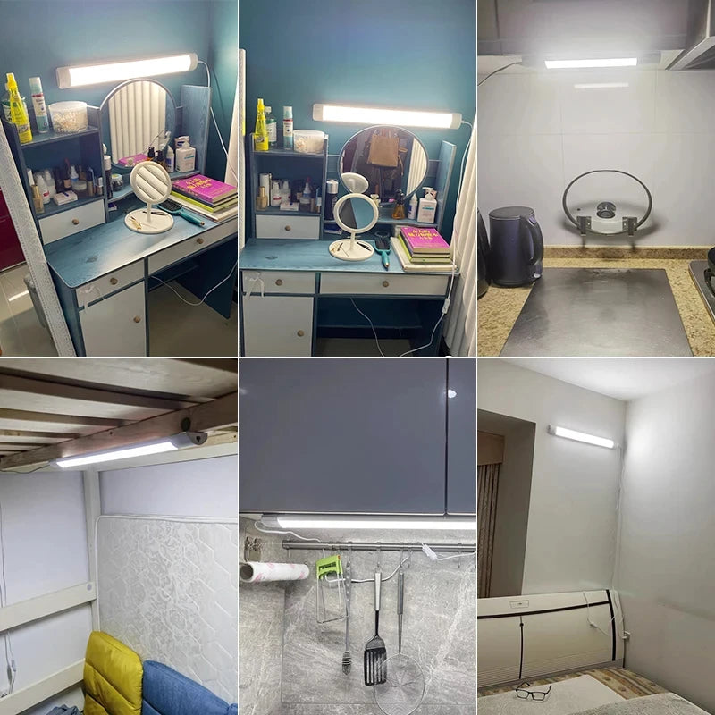 Plug-in LED Tube Light with 1.8m Switch Wire - Under Cabinet Kitchen Lamp