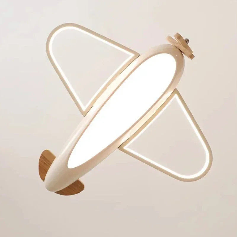 Airplane Lamps Modern Children's Room Chandeliers Simple Creative Baby Nursery Little Boy Girl Bedroom Home Decor Led Chandelier