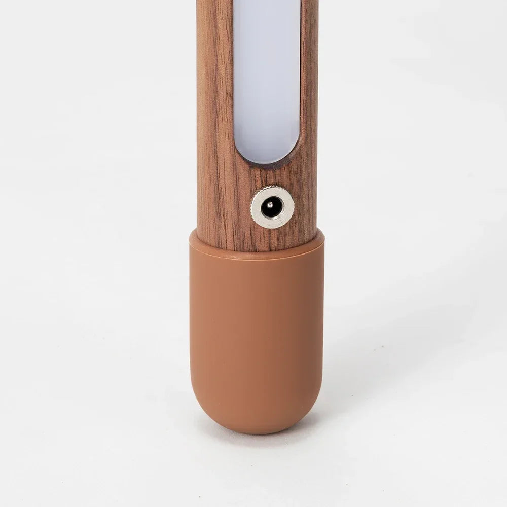 Nordic Designer Light Luxury Ins Celebrity Solid Wood Floor Light Projection Floodlight Simple Bedroom Living Room Wall Lamp LED